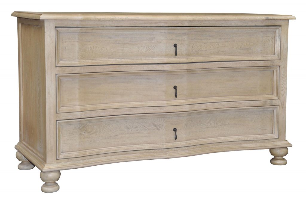 Curved Front 3 Drawer Chest - HUIS