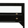 Four Hands Shadow Box End Table - front detail
