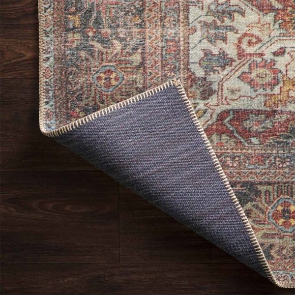 Loren Area Rug Brick / Multi Need a beautiful rug that will last?