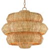 Currey and Company Antibes Chandelier side view on