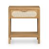Four Hands Allegra Nightstand - Natural Cane front view