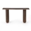 Four Hands Rutherford Console Table - Ashen Brown - front view