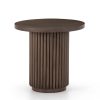 Four Hands Rutherford End Table - Ashen Brown - front view