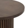 Four Hands Rutherford End Table - Ashen Brown - top detail view