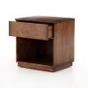 Four Hands Duncan Nightstand - Drawer Open Side View