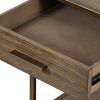 Four Hands Mason Nightstand - Drawer Open View