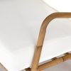 Four Hands Riley Outdoor Chair - Faux Rattan - arm detail view