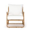 Four Hands Riley Outdoor Chair - Faux Rattan - front view
