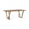 Four Hands Cyril Dining Table Natural Reclaimed - Side View
