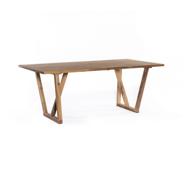 Four Hands Cyril Dining Table Natural Reclaimed - Side View